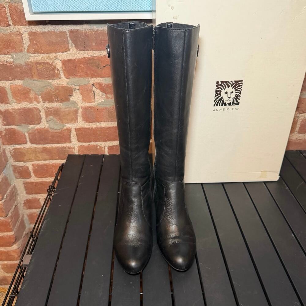 Anne Klein Kitten Heel Riding Boot - Picture 4 of 8